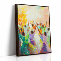Lifted in Praise and Color