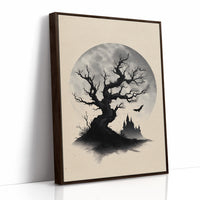 Ancient Branches Against Distant Spires