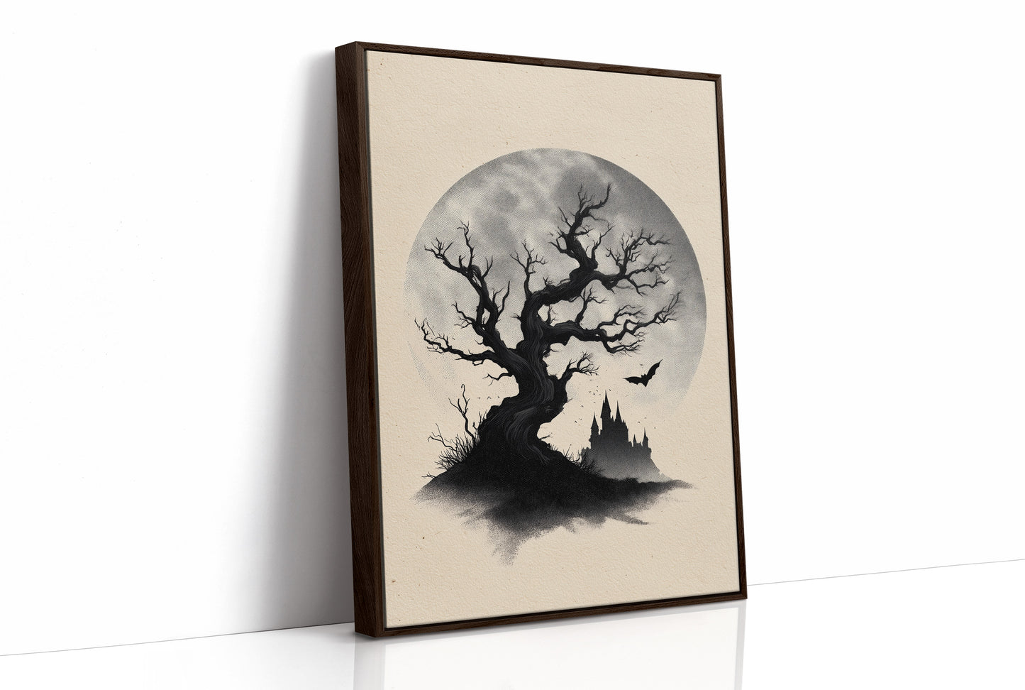 Ancient Branches Against Distant Spires