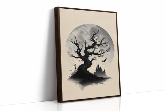 Ancient Branches Against Distant Spires