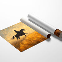 Cowboy in the Golden Haze