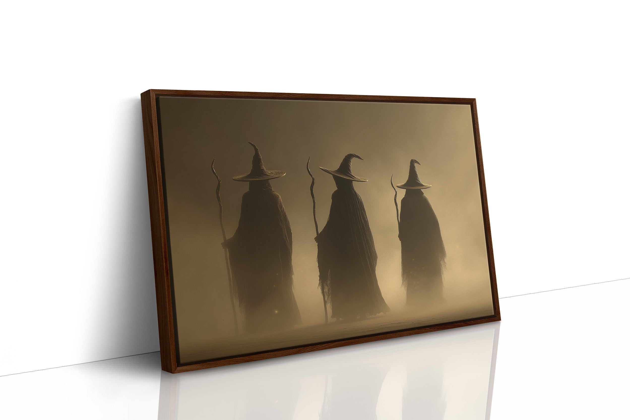 Three Mages Cross Misty Threshold