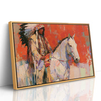Portrait In Palette Knife