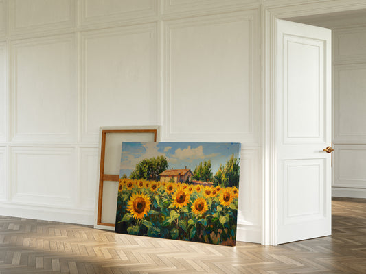 Summer Blooms Near Rustic Home