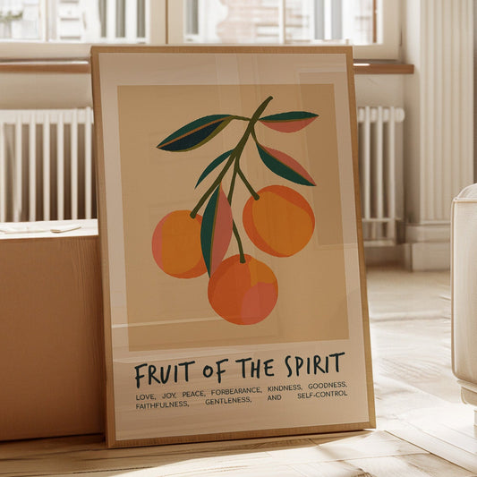 Fruit of the Spirit Citrus Branch Print