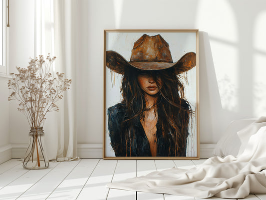 Whiskey Dust – Bold Western Cowgirl Print