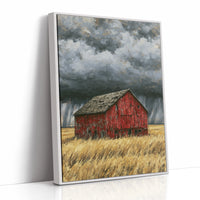 Red Barn Braces for the Storm