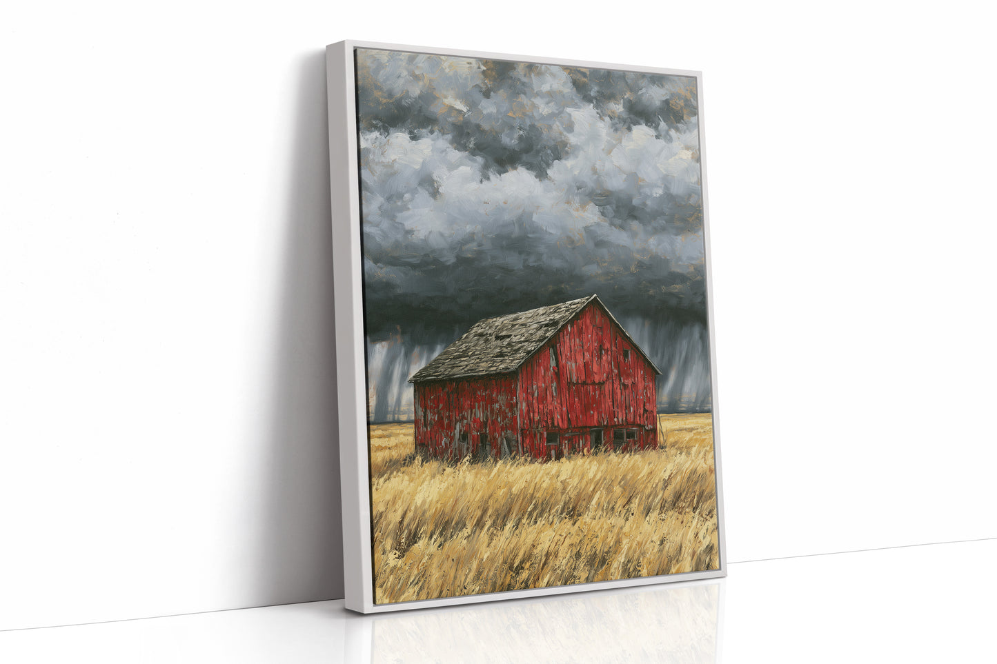 Red Barn Braces for the Storm
