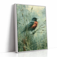 Robin Among the Dewgrass