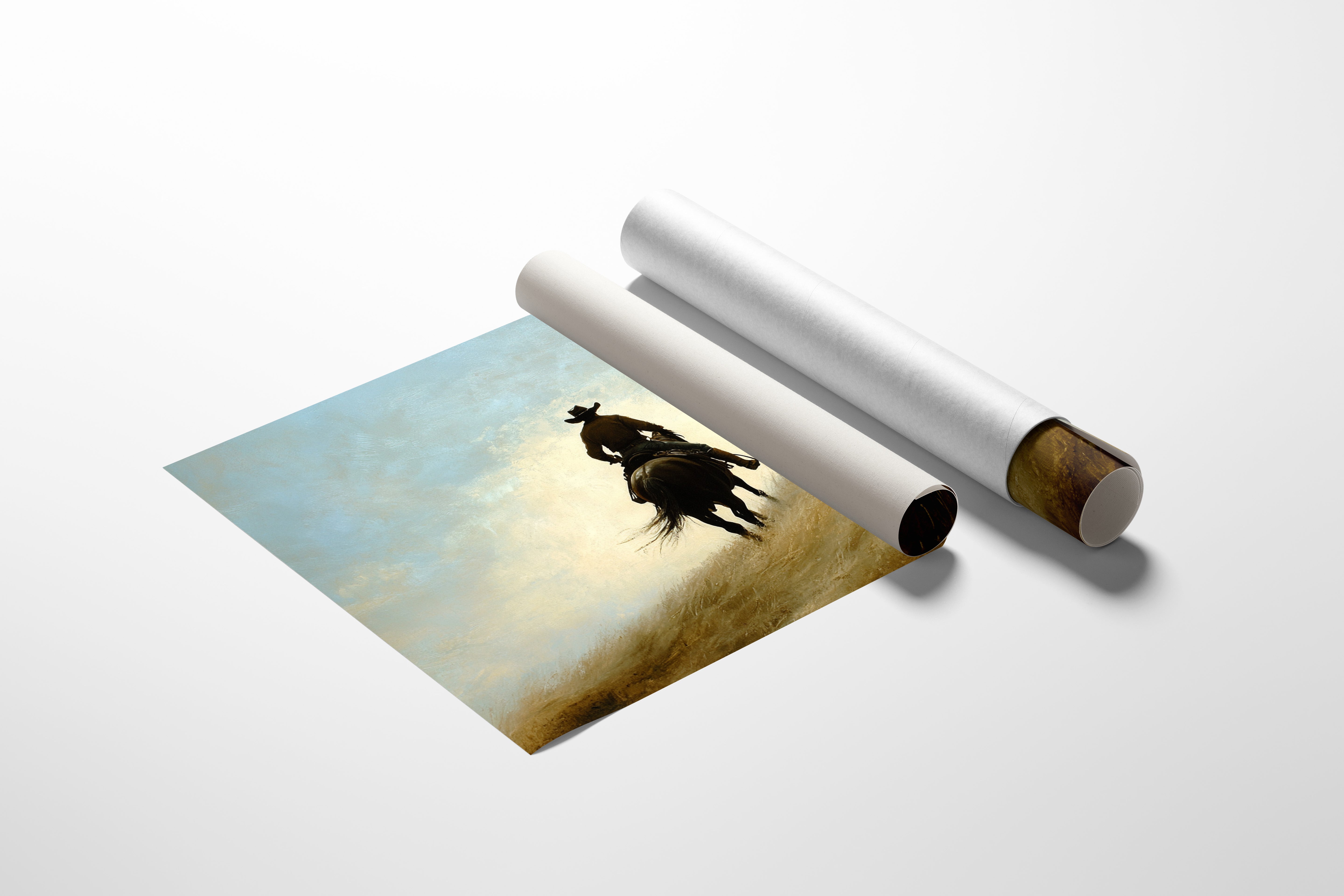 Rider Toward the Sky