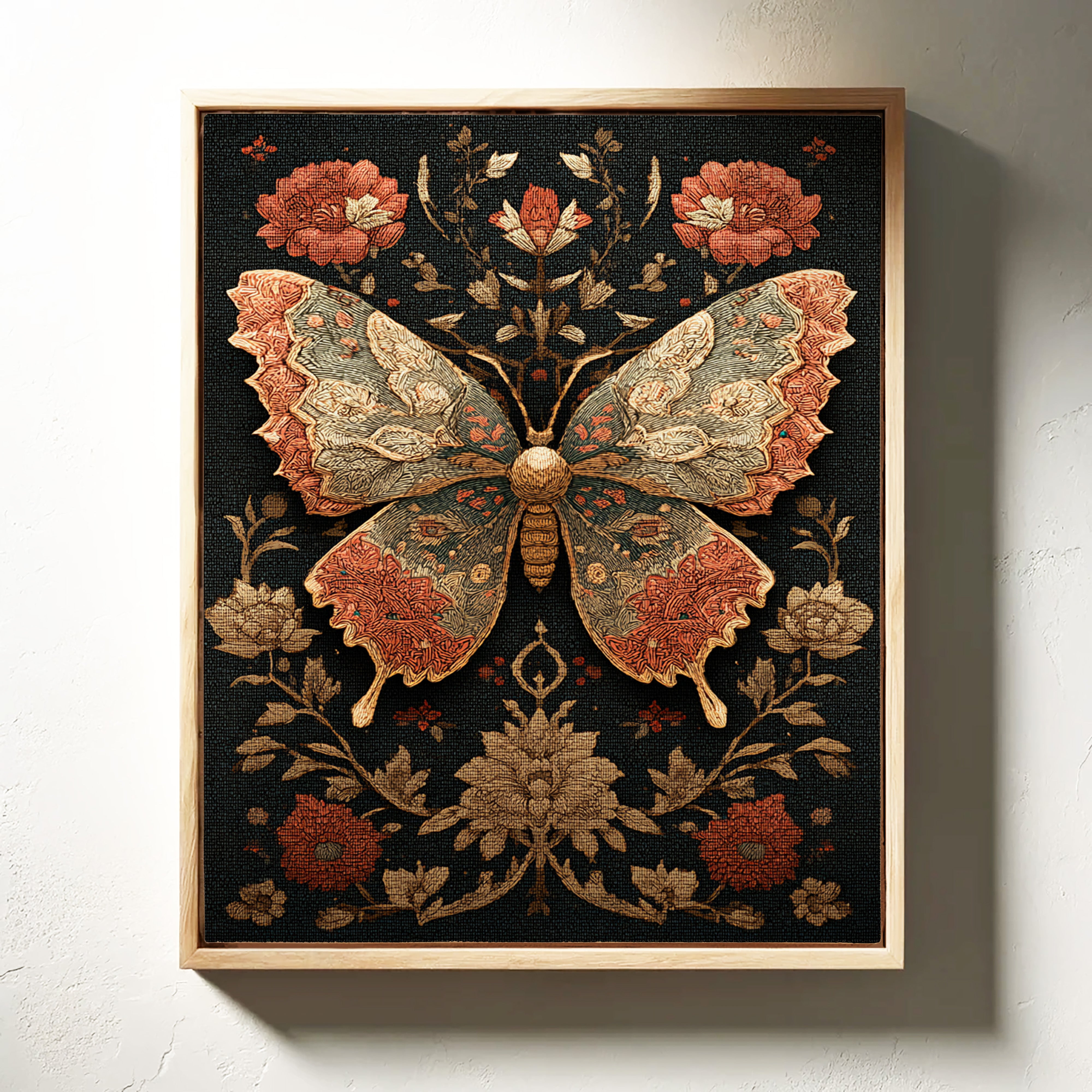 Embroidered Wings in Bloom