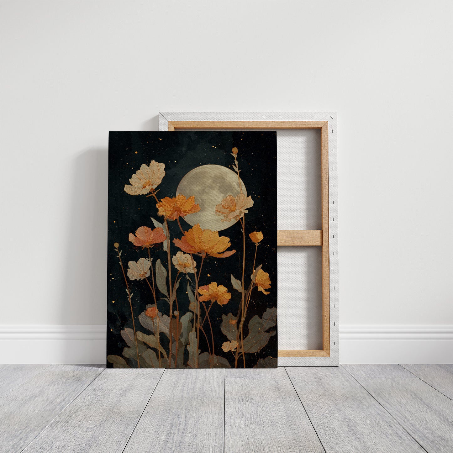 Moonlit Poppies Reach For Stars