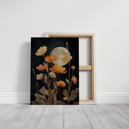 Moonlit Poppies Reach For Stars