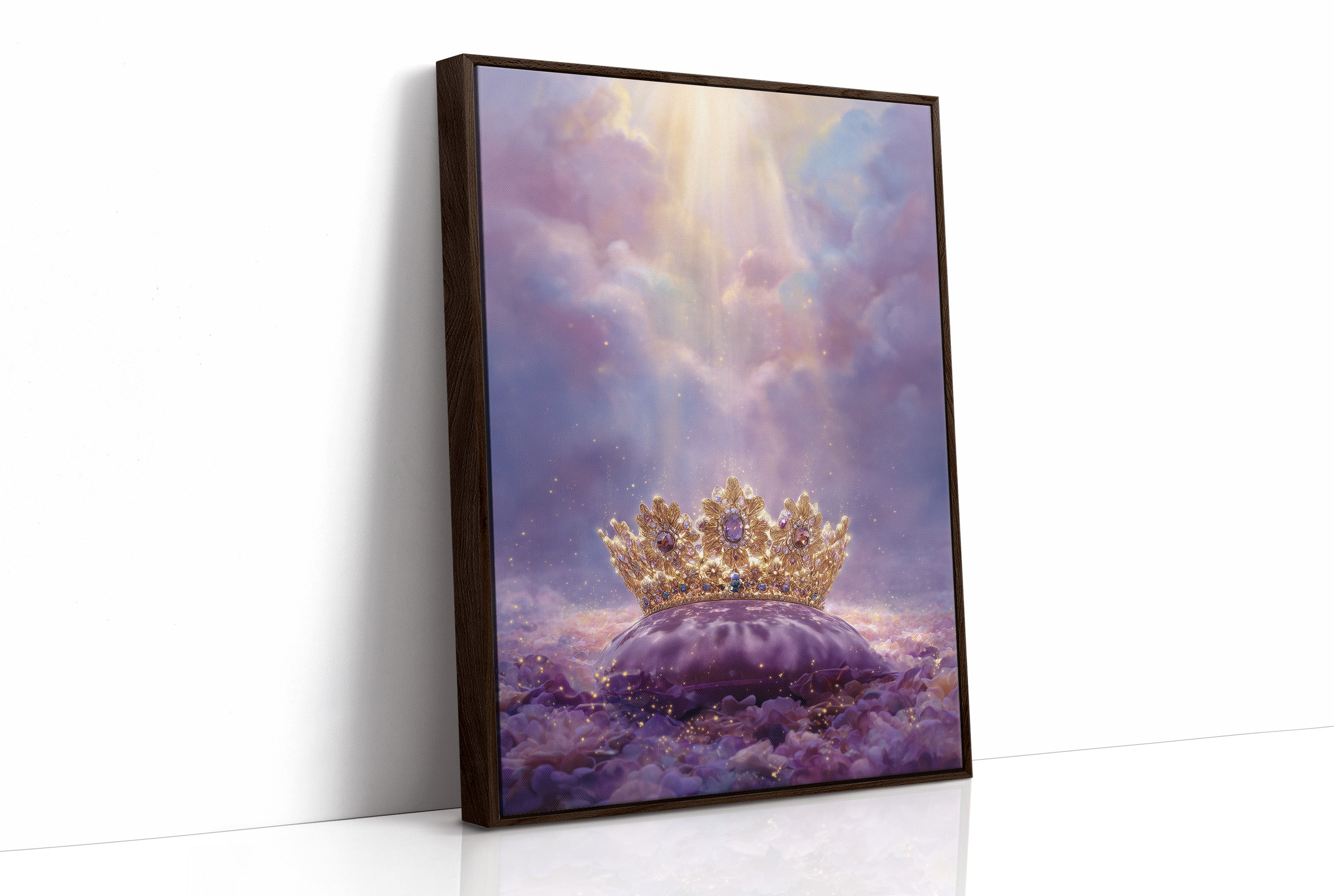 Heavenly Crown Amid Violet Skies