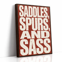 Saddles, Spurs, and Sass