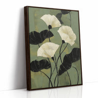 Ivory Petals Dance In Jade