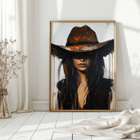 Ember Noir – Western Cowgirl Wall Art