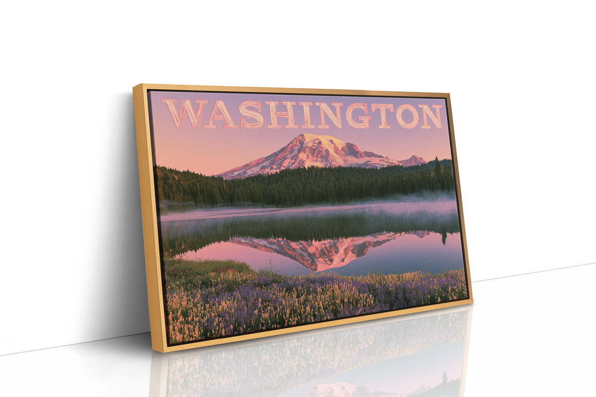 Washington Rainier Reflection