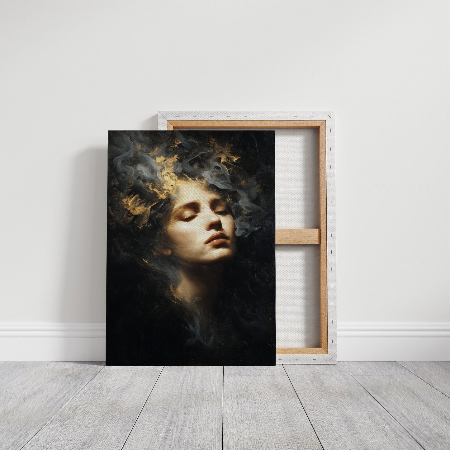 Golden Reverie In Midnight Hues
