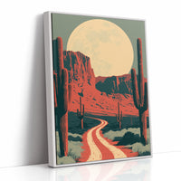 Moonrise Over Red Mesa