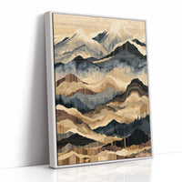 Mountains in Marquetry