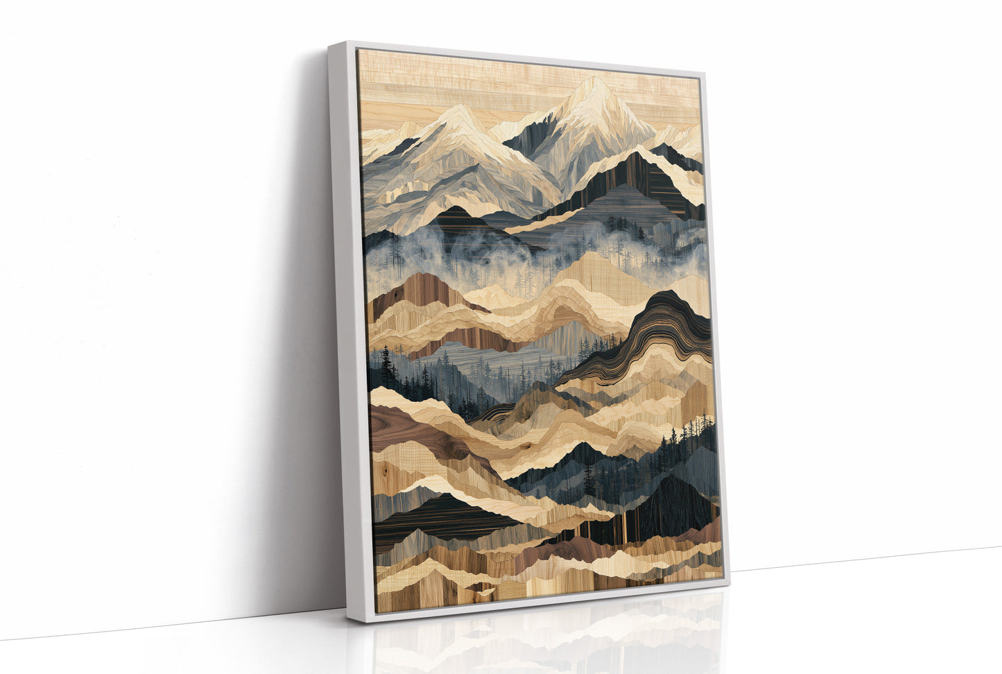 Mountains in Marquetry