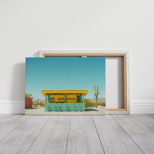 Turquoise Oasis Waits For Travelers