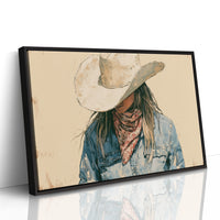 Bandana and Denim Portrait