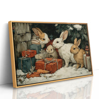 Bunnies Under the Tree