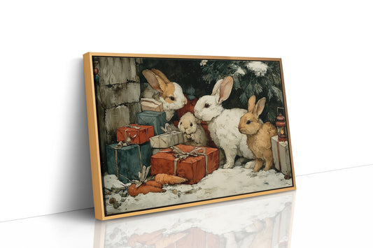 Bunnies Under the Tree