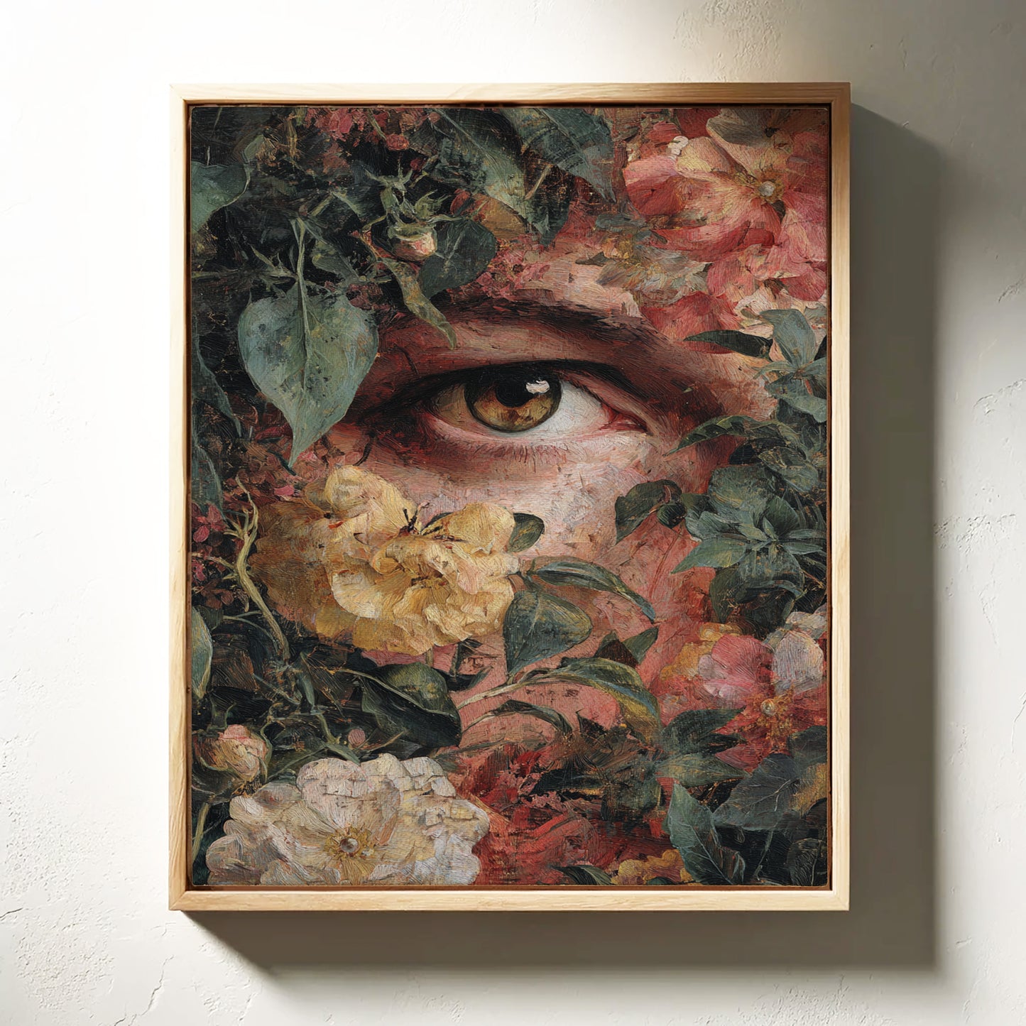 Where Eyes Meet Petals' Embrace