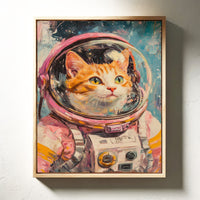 Galactic Catventure in Pink Spacesuit
