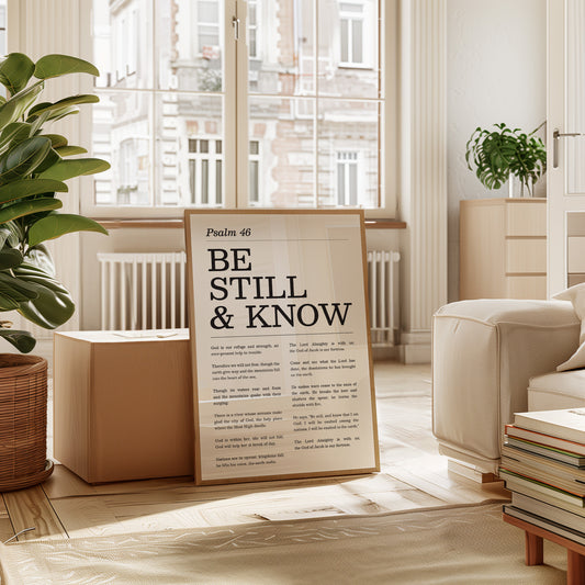 Be Still and Know Psalm 46