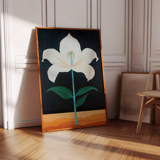 Midnight Lily Reaches For Stars
