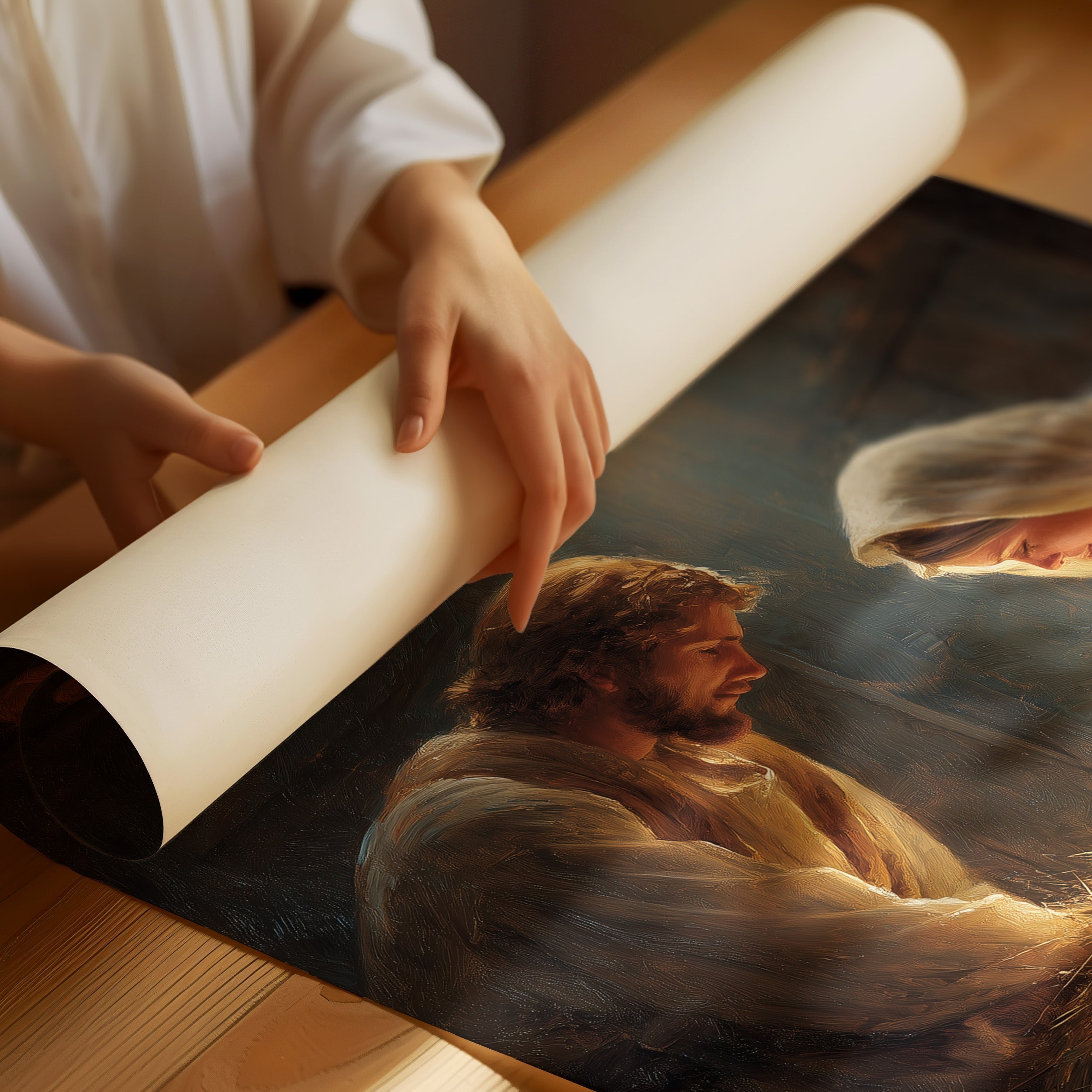 Divine Light Illuminates Humble Beginnings