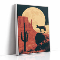 Coyote at Monument Valley