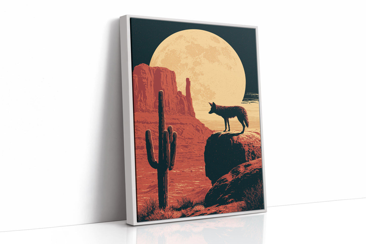 Coyote at Monument Valley