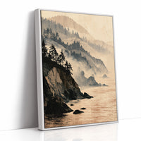 Coastline in Marquetry