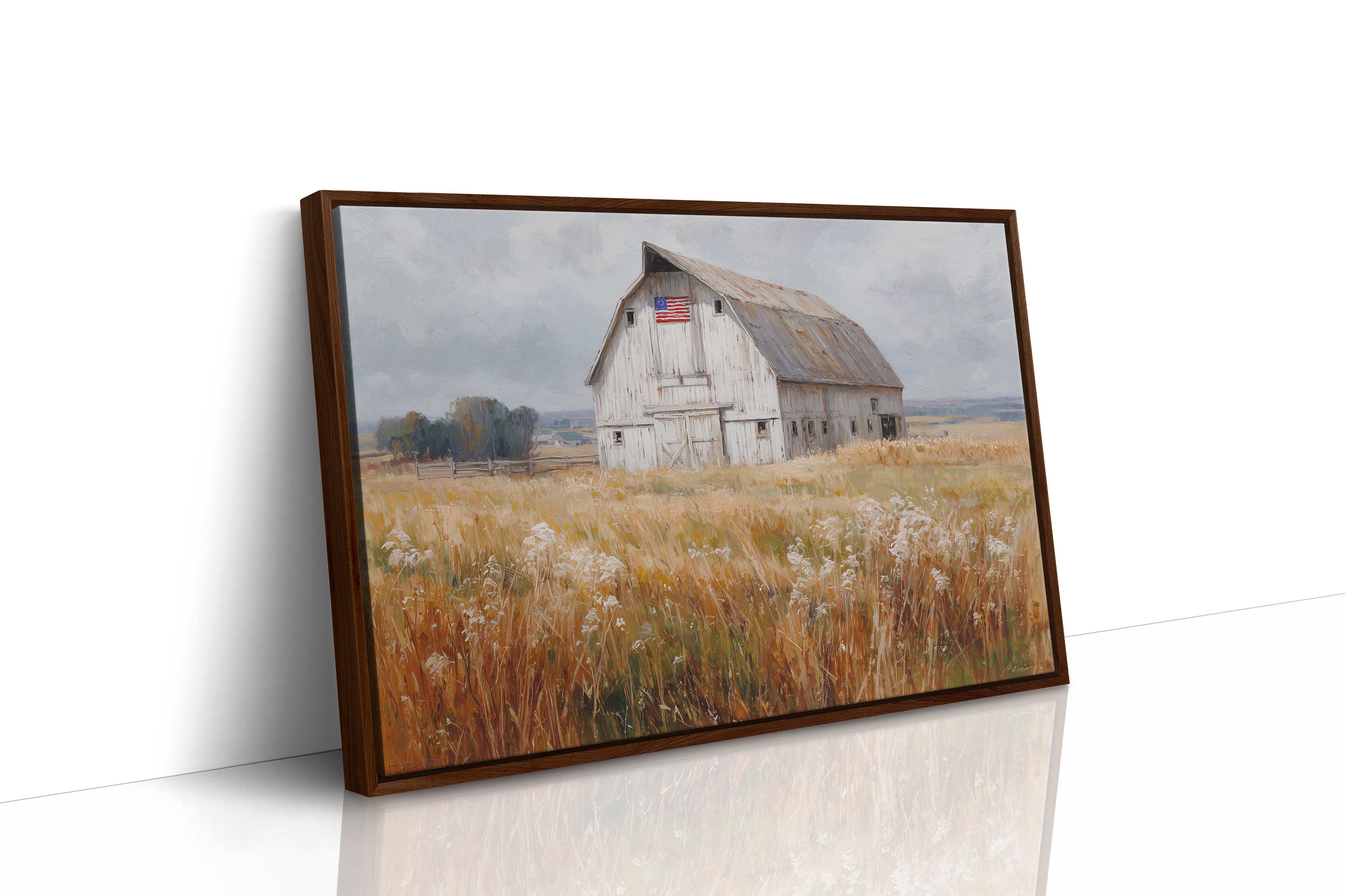 Prairie Stars Above Weathered White