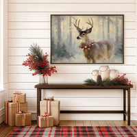 Winter Forest Crowns Noble Stag