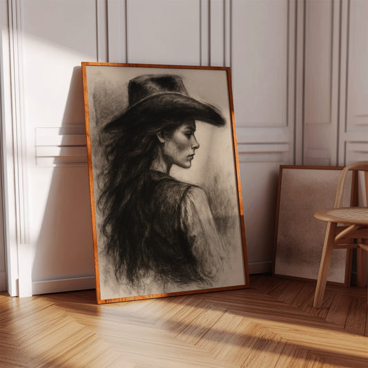 Cowgirl in Charcoal