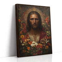 Sacred Blossoms Frame Ancient Grace