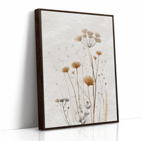 Dried Meadow Blooms Hold November Light