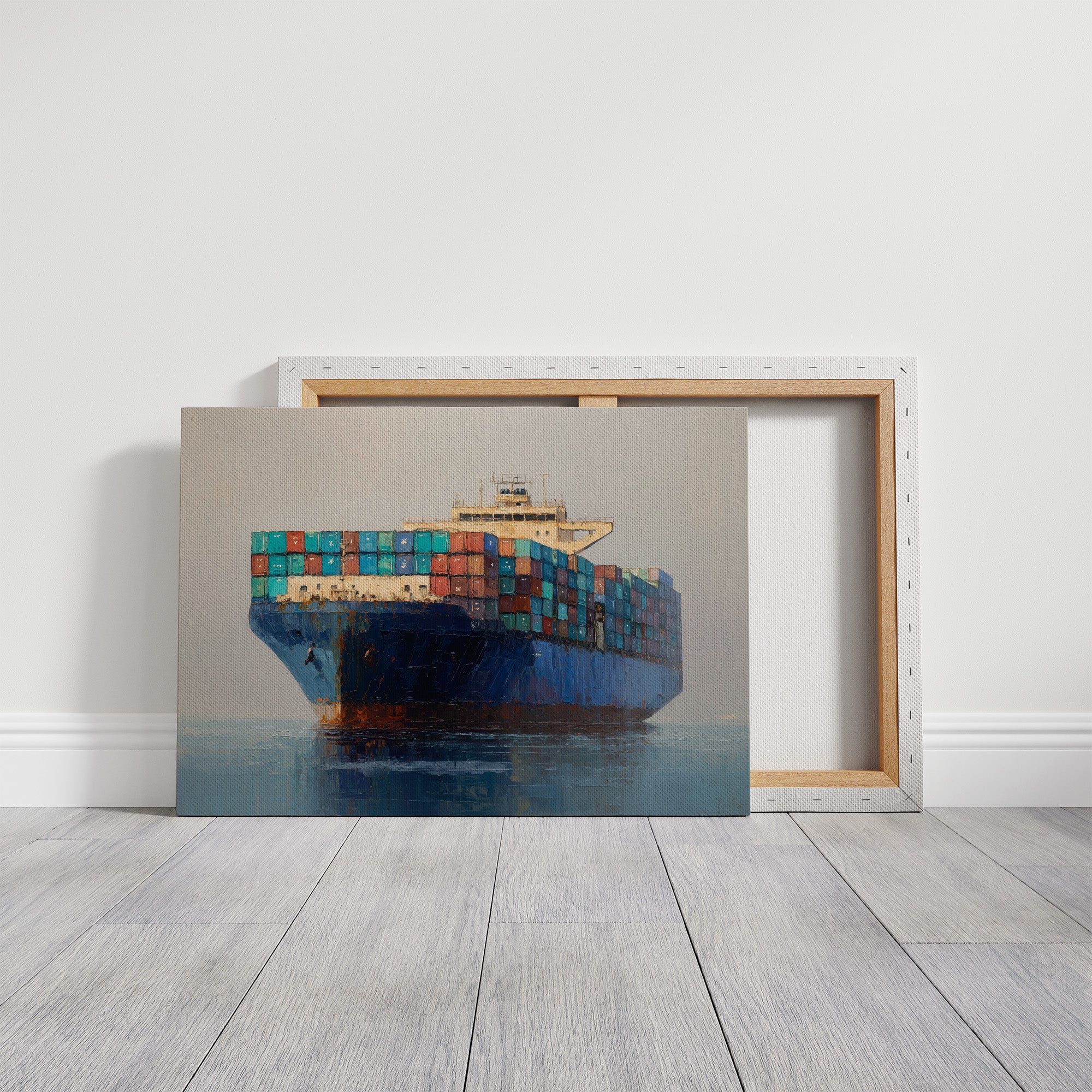 Cargo Giants Cross Quiet Waters