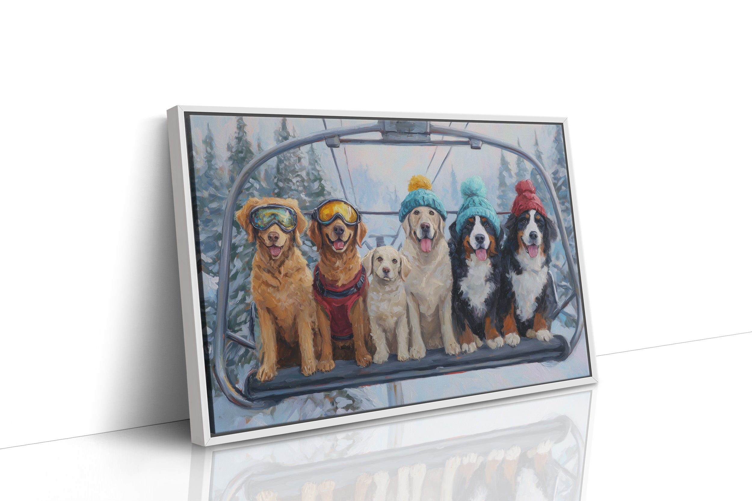 Paws on the Chairlift: Alpine Canine Crew