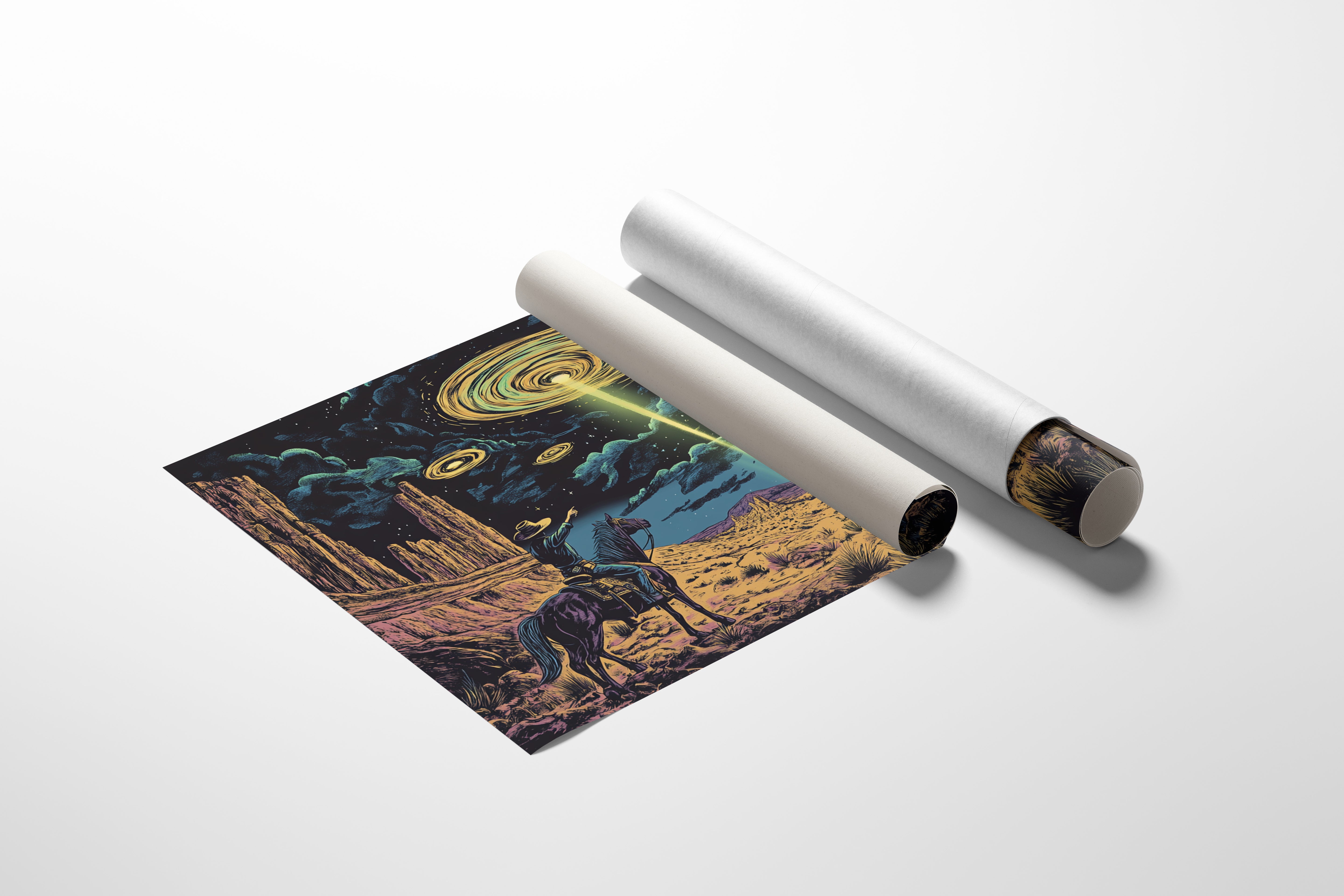 The Arrival Over Monument Valley