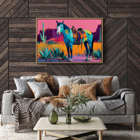Turquoise Stallion Meets Desert Dawn