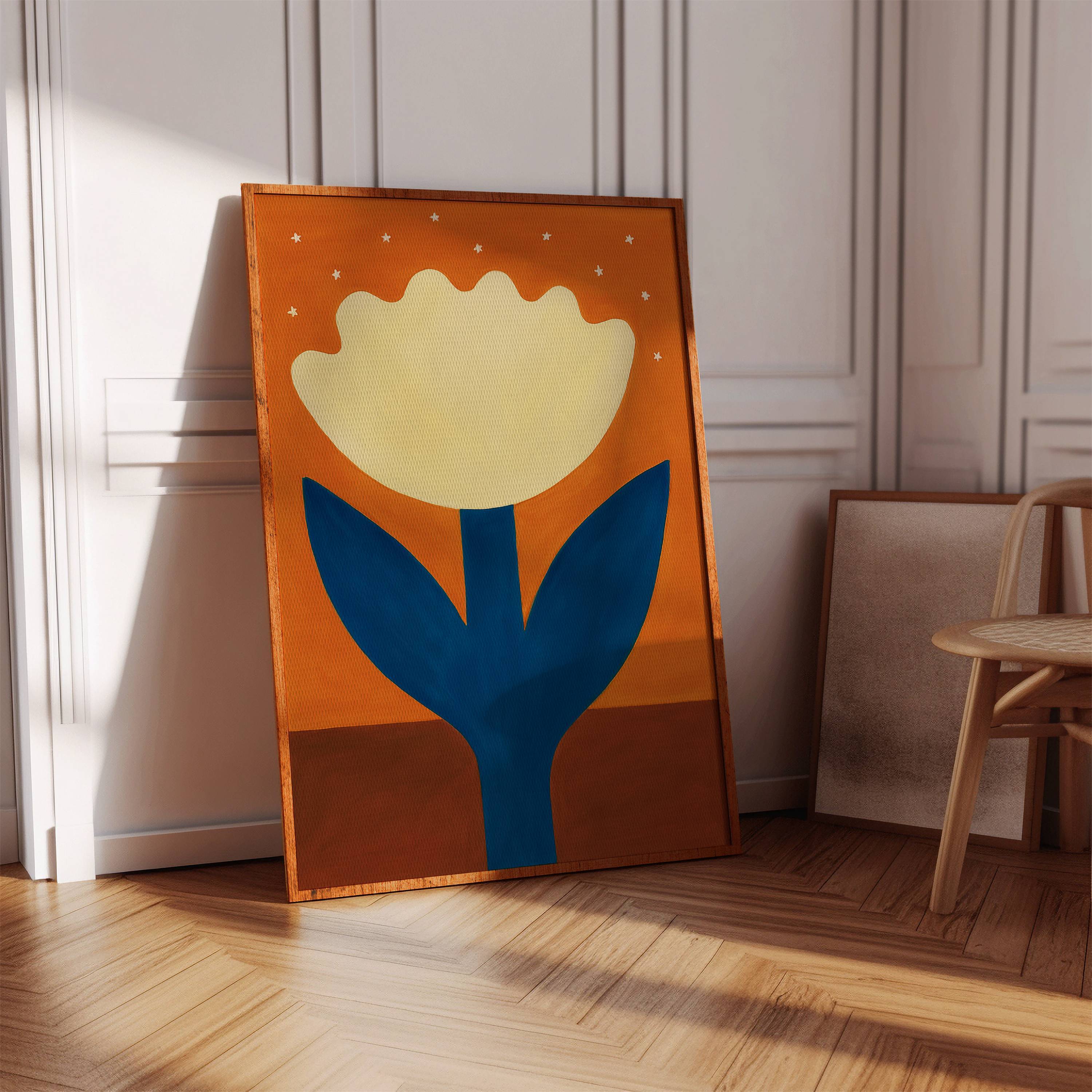 Moonlit Tulip Reaches For Stars