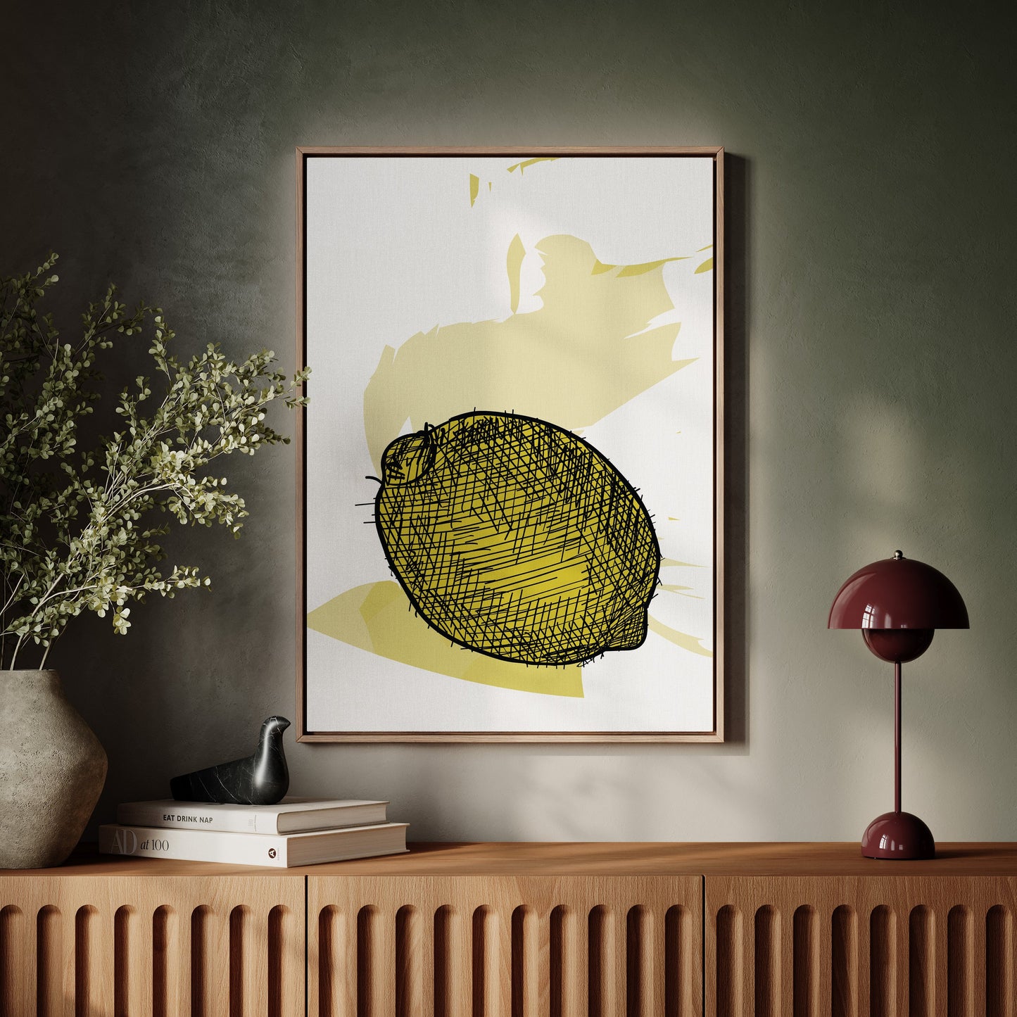 Citrus Lines Draw Morning Gold