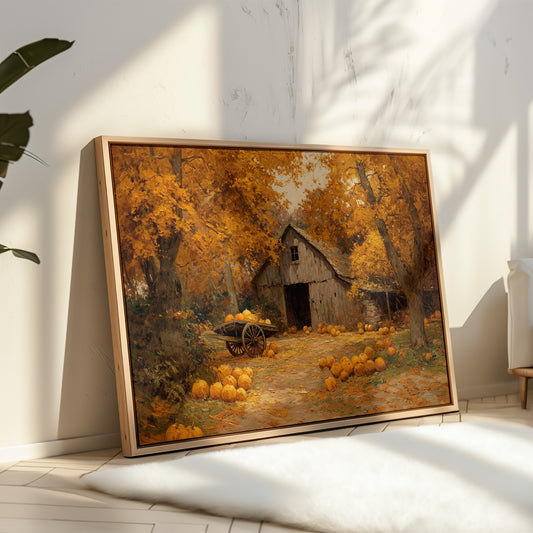 Harvest Gold Beneath Amber Canopy